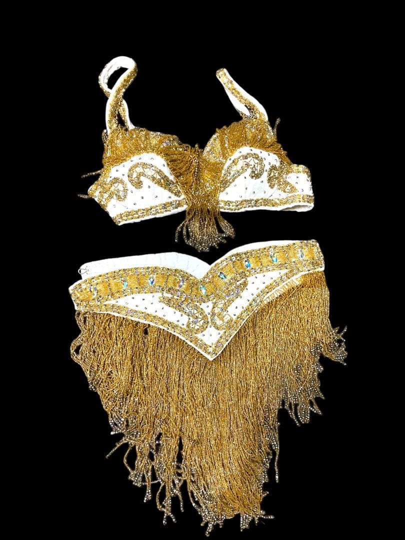 ベリーダンス セットアップ ゴールド ベリーダンス衣装 ゴールド CT0130（M-L） - bachata ベリーダンス衣装