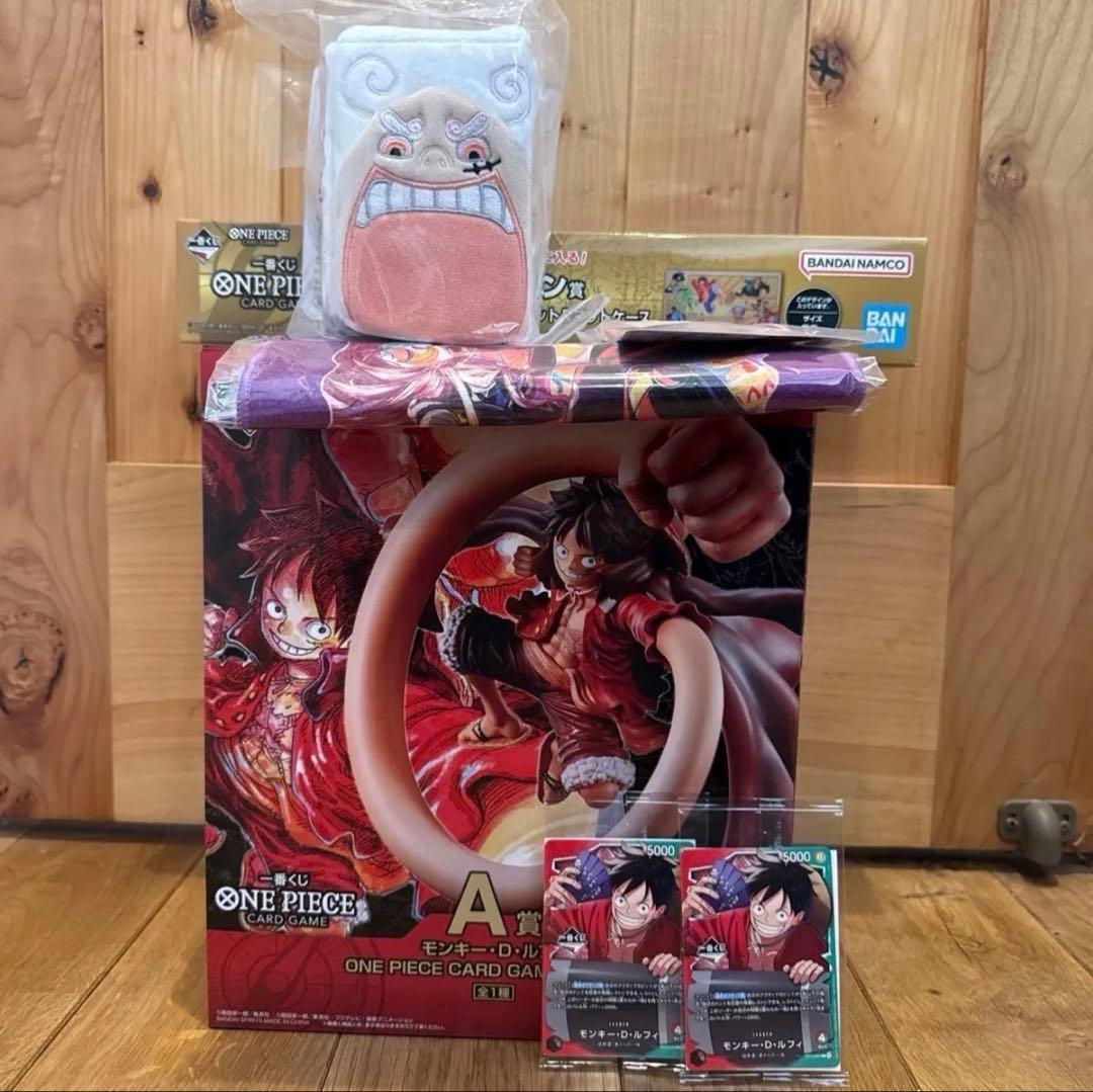 ワンピース　一番くじ　ラストワン　ＡD ＥＦＨ賞　 ルフィ フィギュア　カード