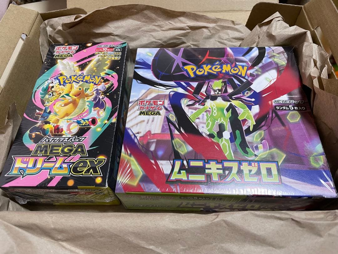 ポケモンカード　ムニキスゼロとメガドリームexセット　シュリンク付き 未開封シュリンク有り2点セット】ポケモンカード メガドリームex