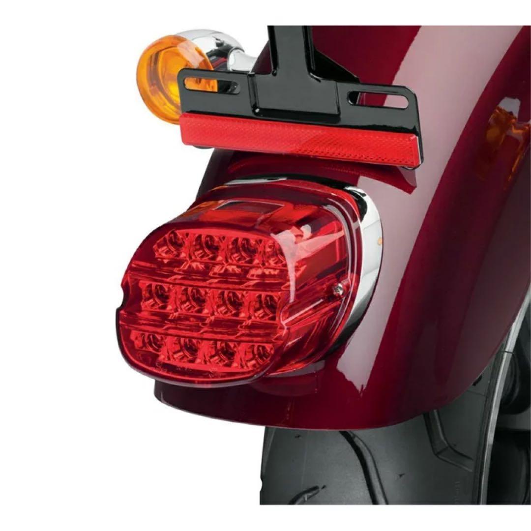 ハーレー純正 テールライトキット 赤/ナンバー灯白LED付き