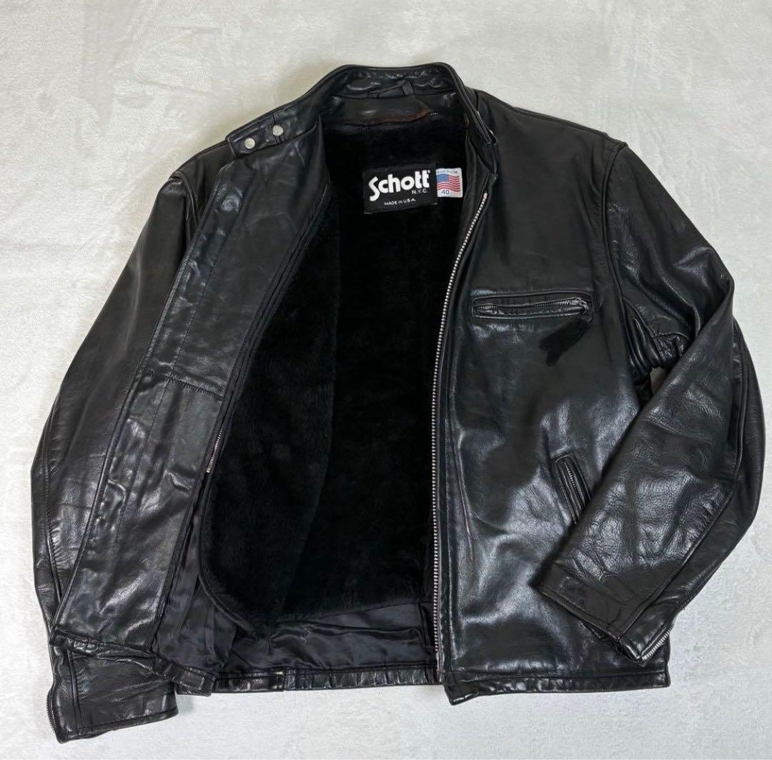 schott シングルライダース 40サイズ 141 楽天市場】【クーポン配布中】ショット SCHOTT 641 スタンドカラー