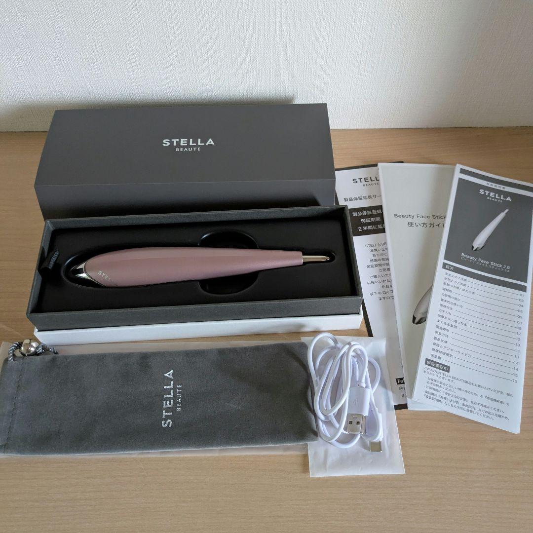 【美品】ステラボーテ　ビューティーフェイススティック 2.0 新発売　新モデル STELLA BEAUTE（ステラボーテ） ビューティフェイススティック 2.0 EMS