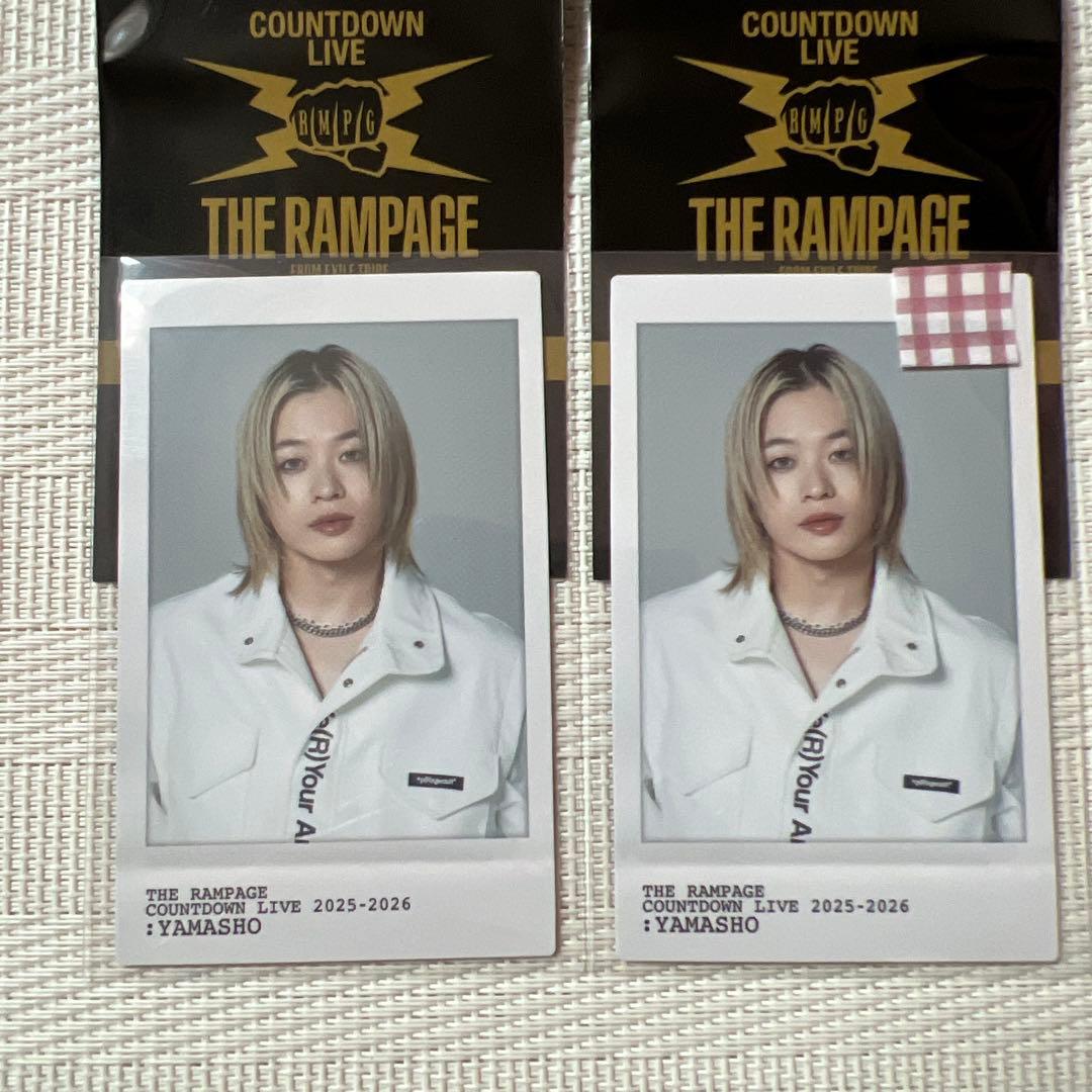 み*ぬ様 THE RAMPAGE 山本彰吾 ステッカーカード シークレット＋ノー