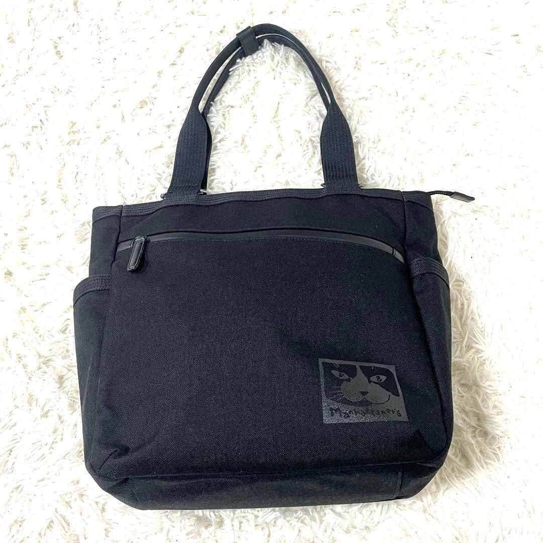 新品未使用　マンハッタナーズ　ブラックトートバッグ　ユニセックス　現行品