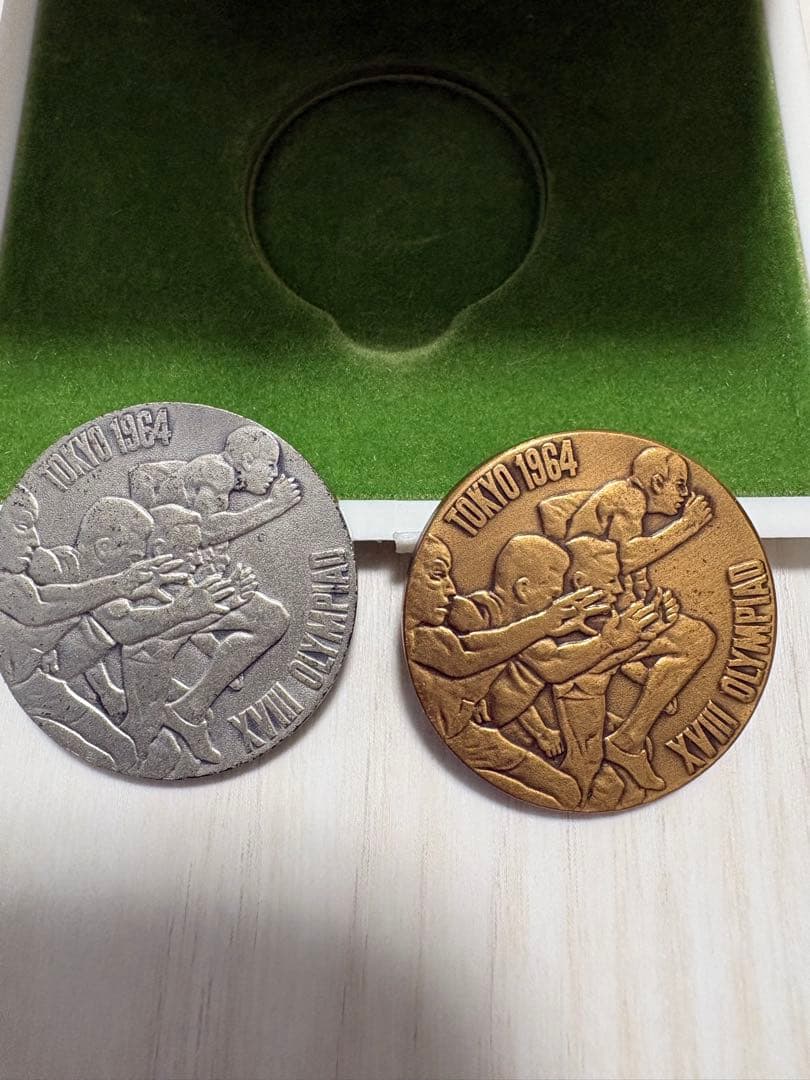 1964年 東京オリンピック 銀/銅メダルセット