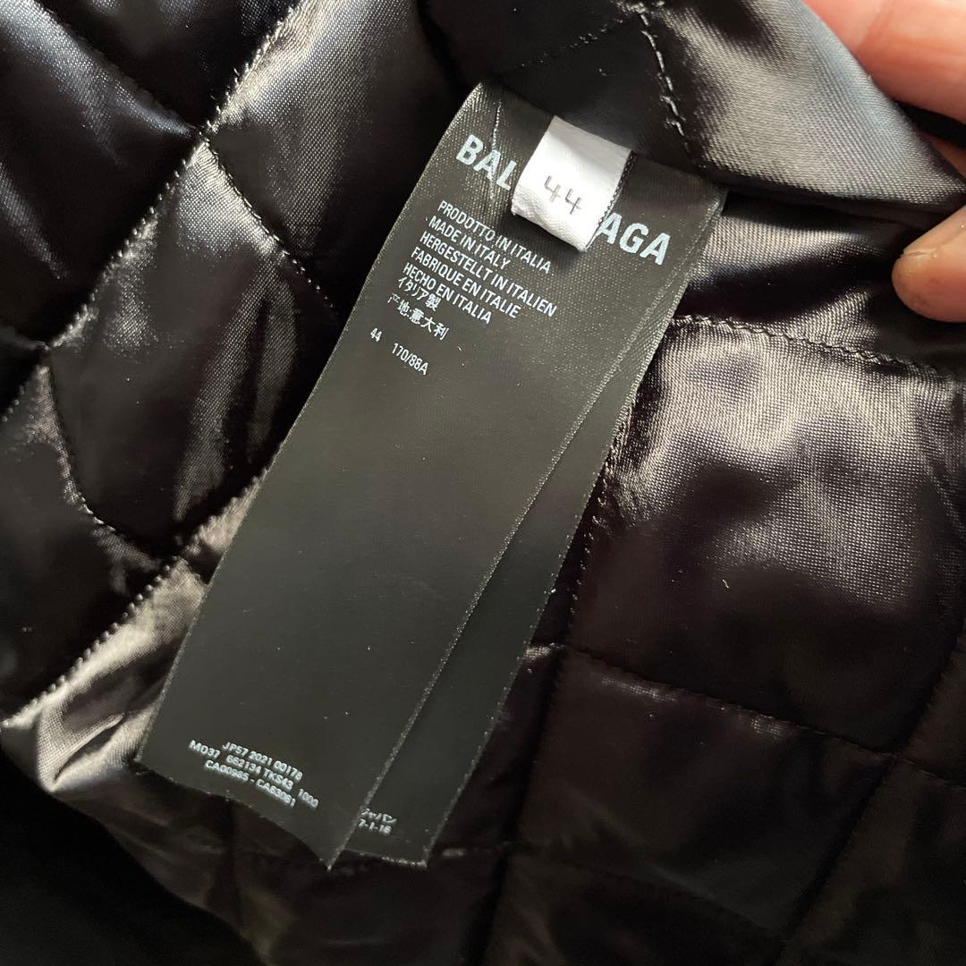balenciaga バレンシアガ クリンクル レザー ジャケット 44 - メルカリ