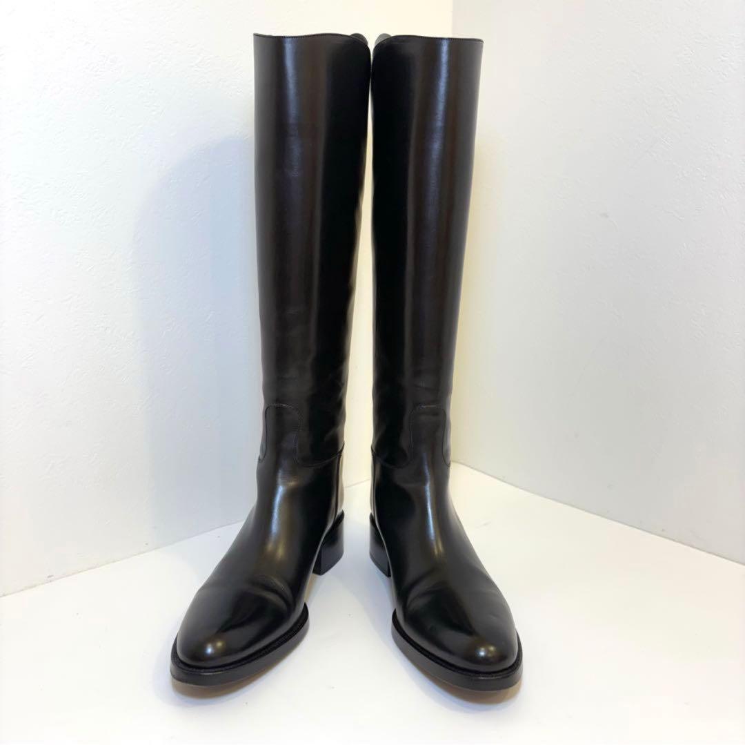 【美品】サルトル シングルバックベルトブーツ 37