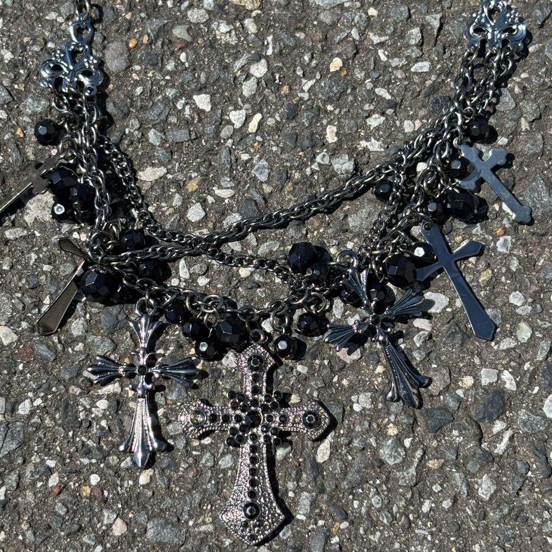 archive ネックレス　y2k 00s グランジ　クロス　十字架　お兄系