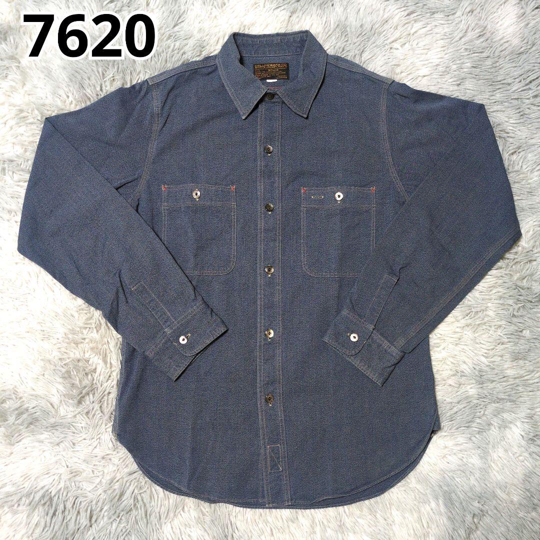 美品✨【DELUXEWARE】7620☆バレルシャンブレー☆Mサイズ