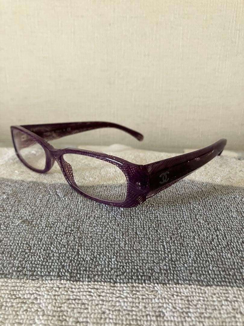 CHANELメガネ(度入り)上品スタイルにピッタリ！ CHANEL（シャネル） メガネ 3392 レディース スクエア型 ウェリントン