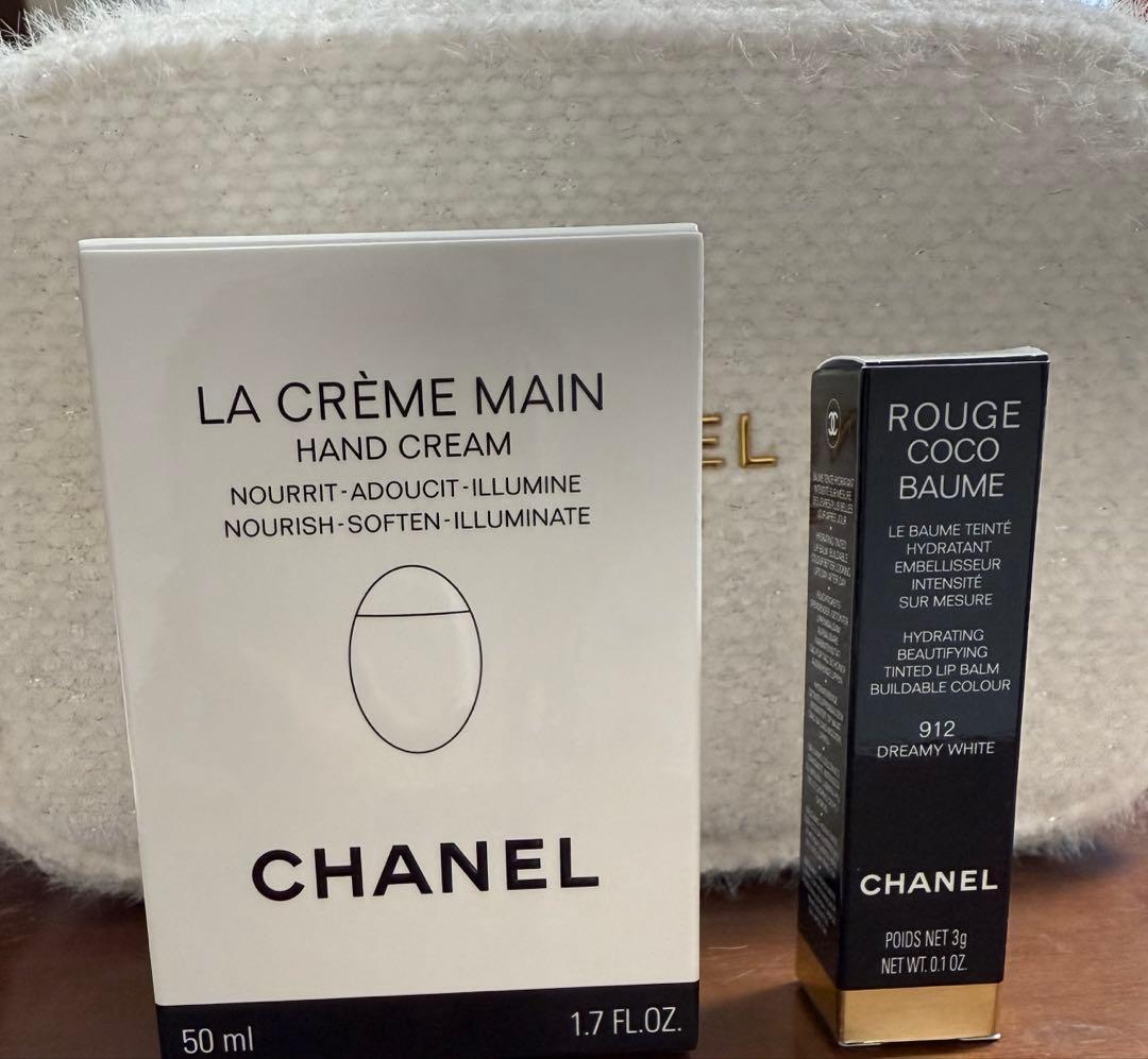 CHANEL ルージュココボーム&ハンドクリーム【ポーチ付き】