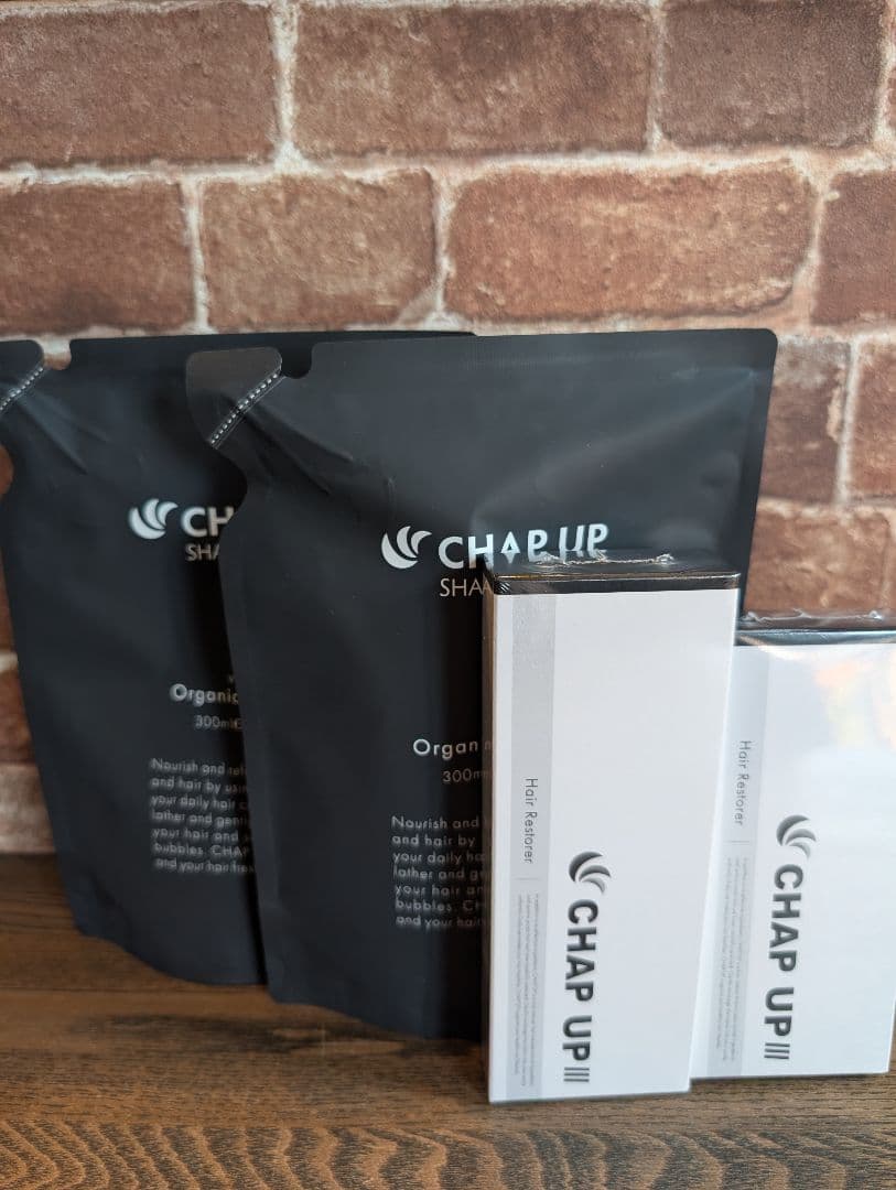 CHAP UP チャップアップ シャンプー 育毛剤セット✕2　送料無料 チャップアップ（CHAP UP） 式 育毛剤 2本 シャンプー 2本 セット 育毛
