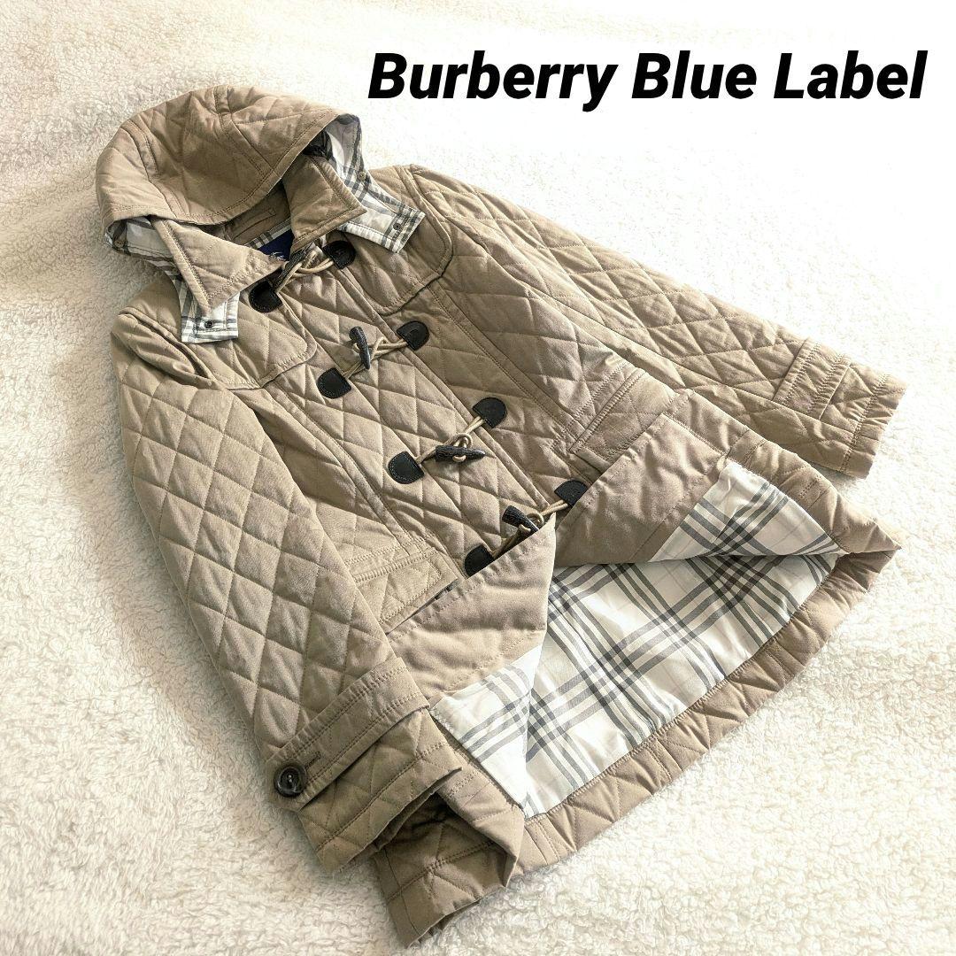 Burberry Blue Label バーバリー キルティングダッフルコート 中古・古着通販】BURBERRY BLUE LABEL (バーバリーブルーレーベル