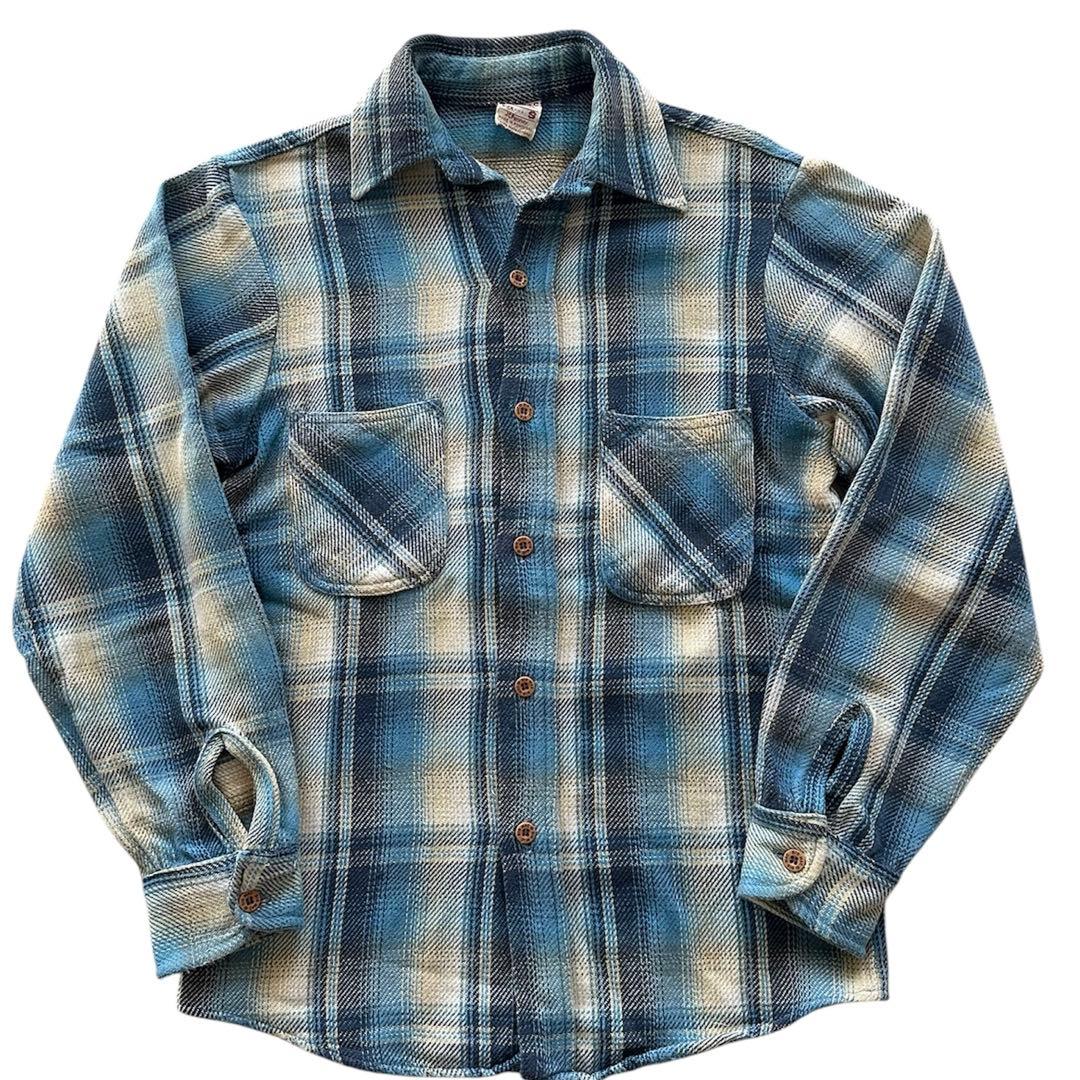 ビッグマック ネルシャツ オンブレ ヴィンテージ 好配色 70s 80s