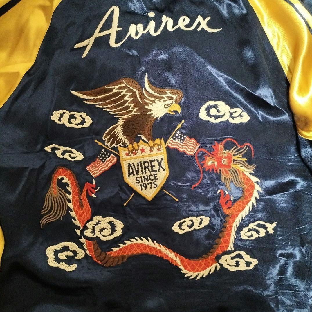 アヴィレックス 75TH BOMB スカジャン リバーシブル M 刺繍 - メルカリ