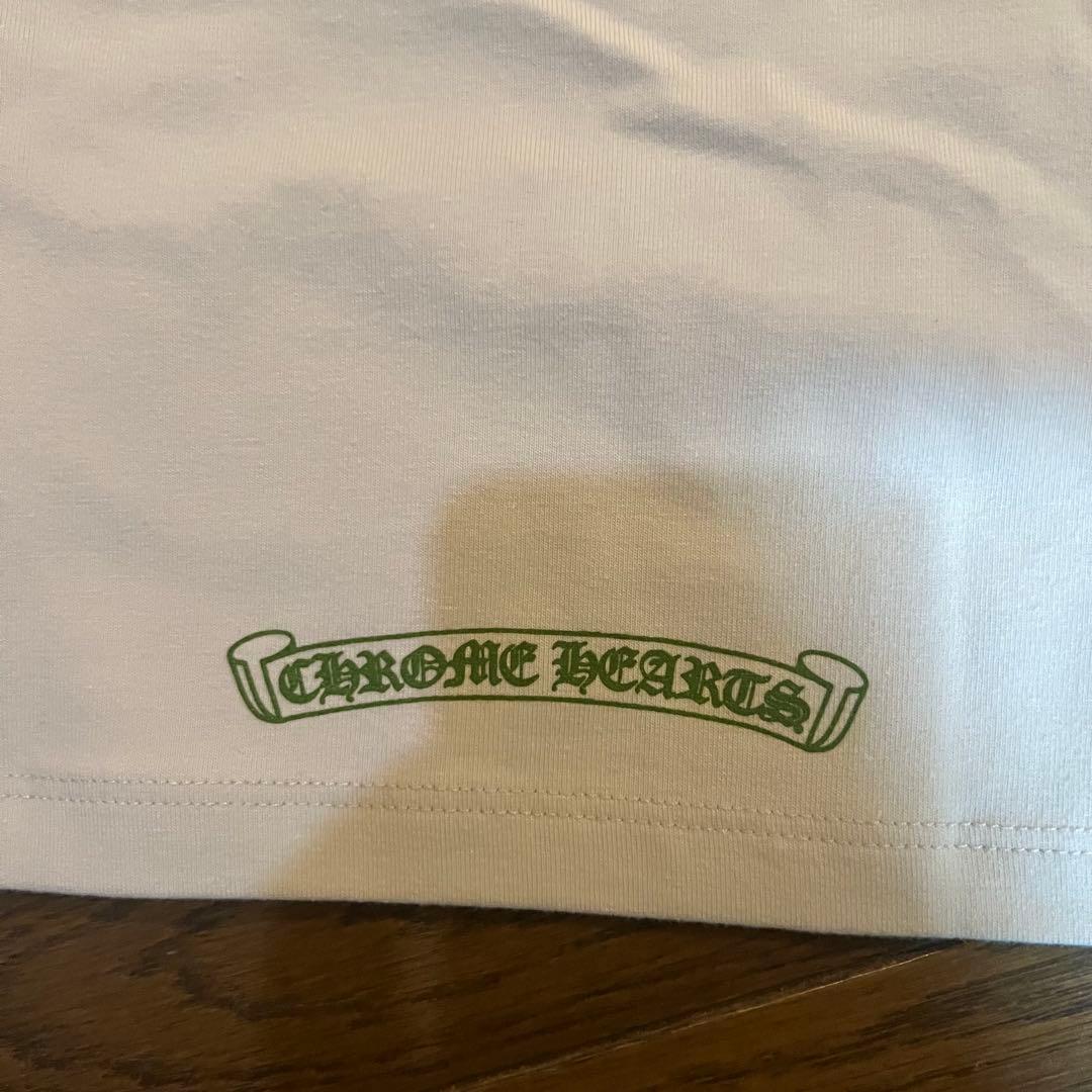 新品】クロムハーツ ローラースケートキャミソール クリーム/グリーン S