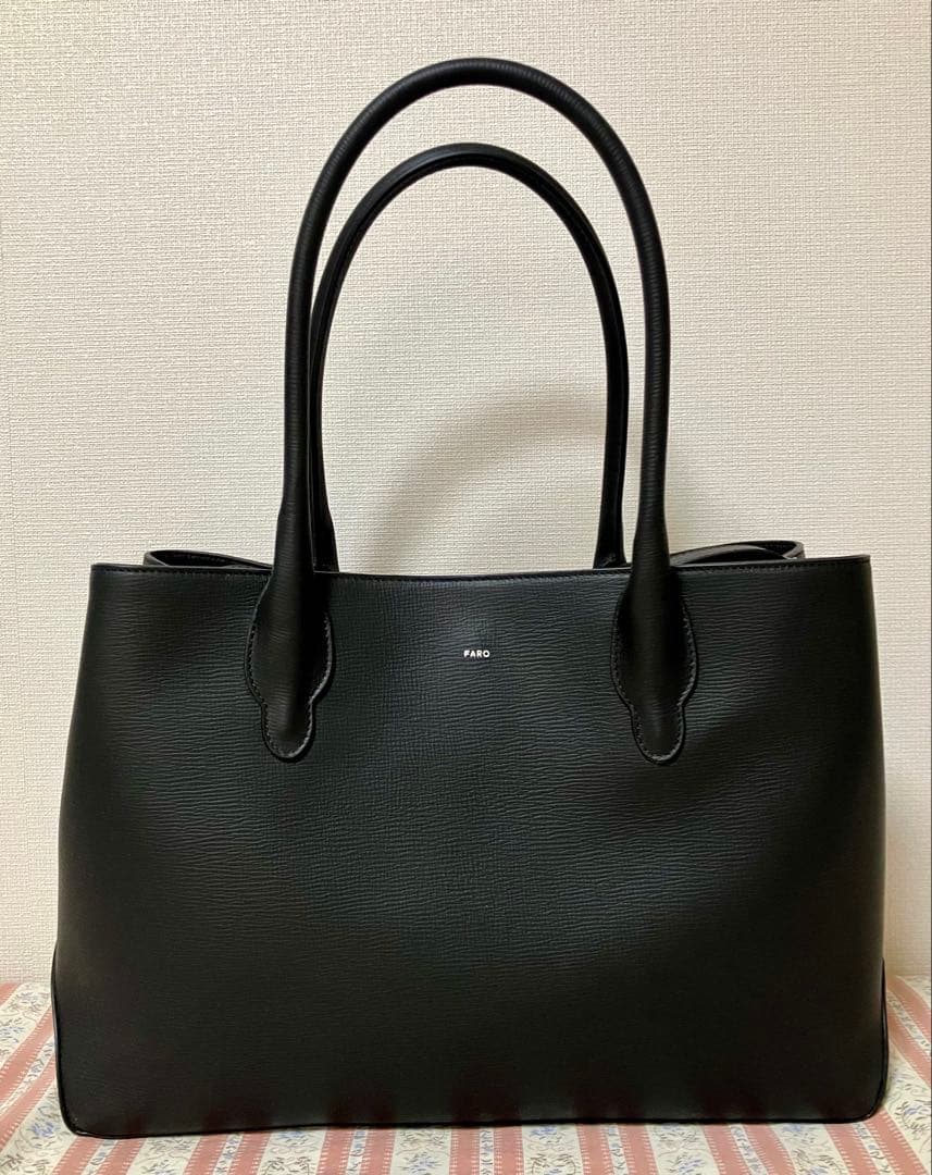 【FARO】Cartello Tote Medium ファーロ トートバッグ 黒