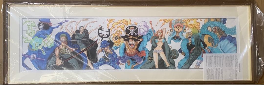 20周年記念ワンピース【箱・袋付き】ONE PIECE 額装高精細複 製原画