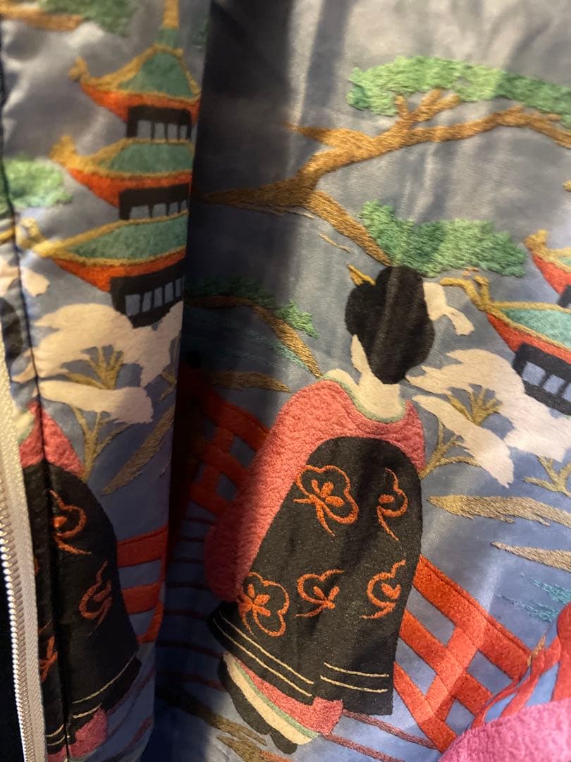 50s スーベニアジャケット 別珍 ベルベット レプリカ スカジャン