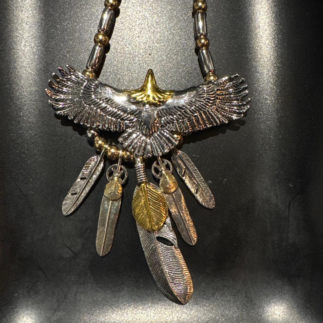 最終値下げです‼️インディアンジュエリー 頭金大イーグル上金ハート