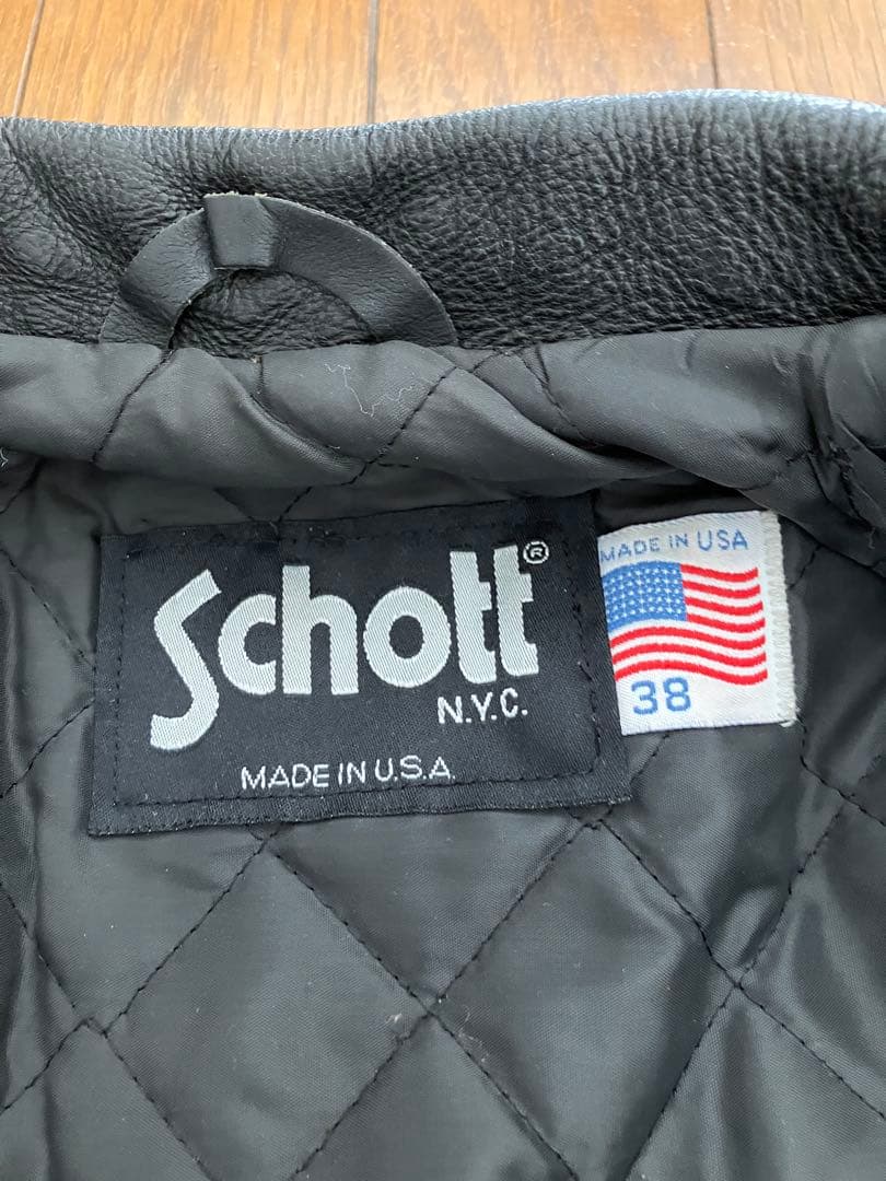 Schott 637 レザージャケット Dポケット サイズ38 - メルカリ