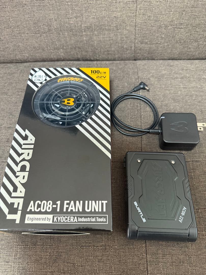 バートル 22Vバッテリー＆新品ファンユニットAC08-1エアークラフト