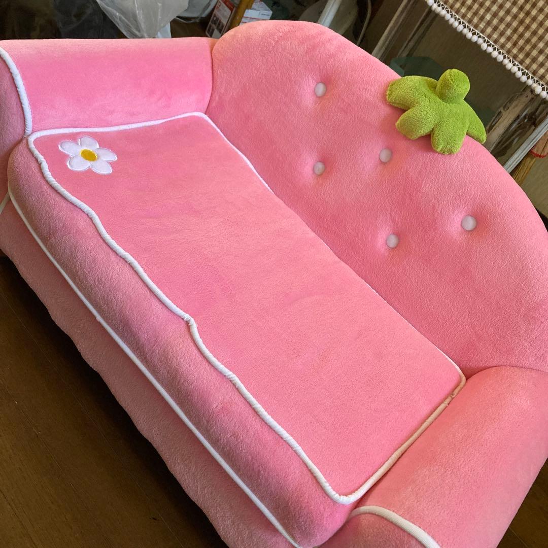いちごソファー 子供用 マザーガーデン - メルカリ