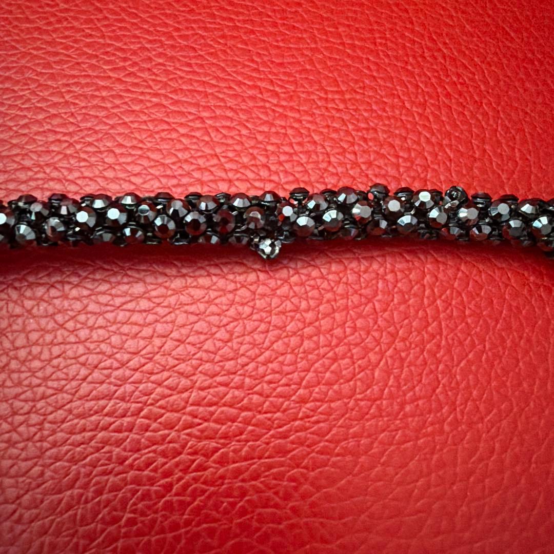 vartix ブレスレット 【ブラック】7mm 18cm