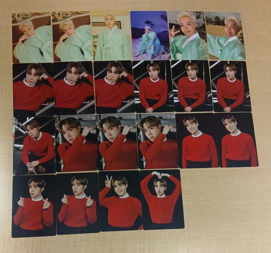 ➀ BTS J-HOPE ホソク ミニフォトカード 70枚 まとめ売り - メルカリ
