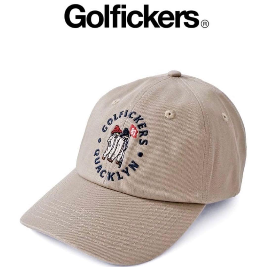 Golfickers ゴルフィッカーズ キャップ　サンドベージュ 新品　未使用 2026年最新】ゴルフィッカーズ golfickers キャップの人気アイテム