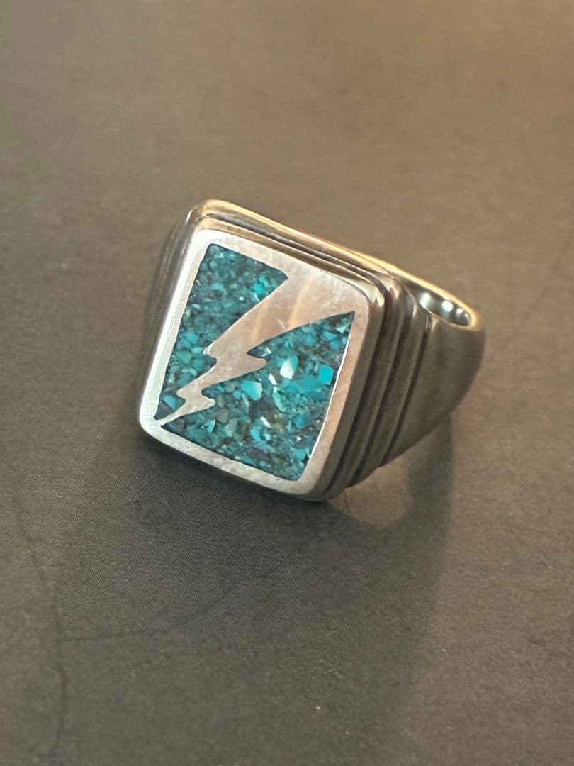 希少】一点物 ゴローズ ターコイズ サンダーリング 15号 オールド OLD