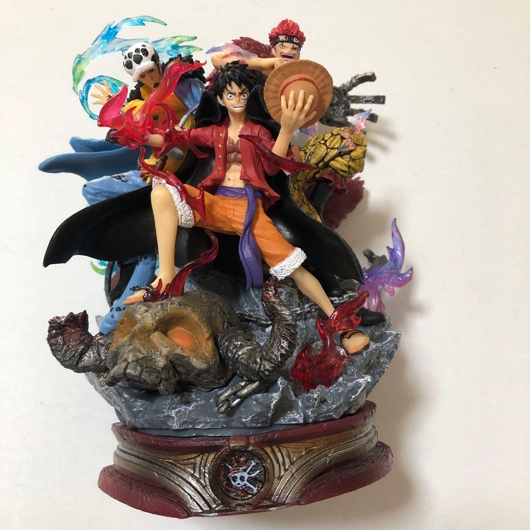 ワンピース　フィギュア　鬼ヶ島決戦　三船長　(ルフィ・ロー・キッド)