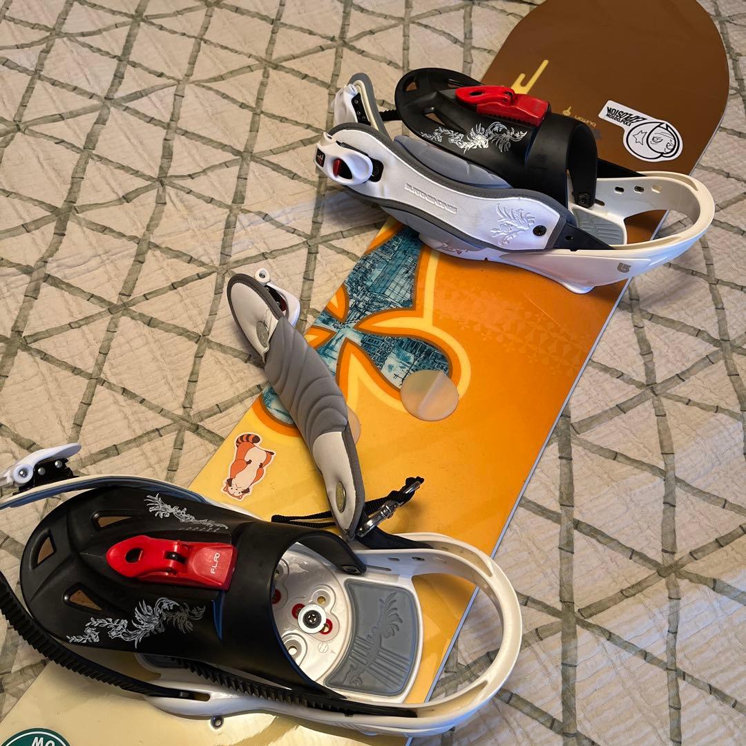 バートン　troop13 スノーボード バインディング付　ビンディング付き