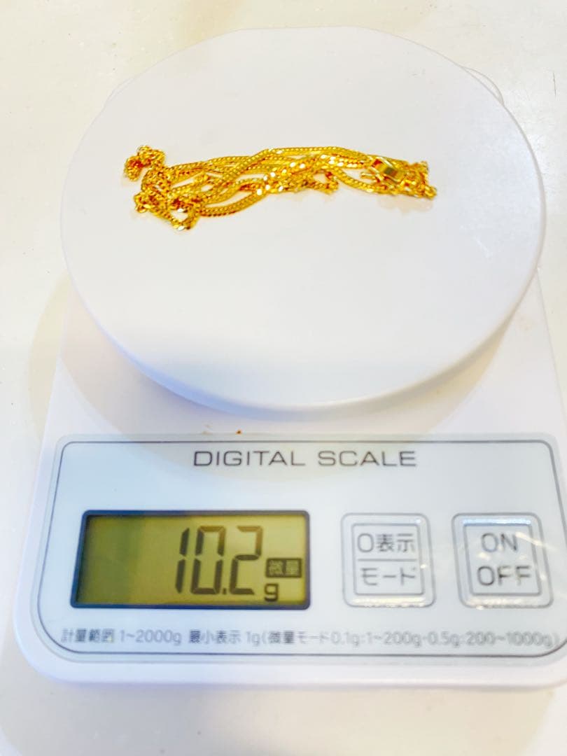 【極美品】18金喜平ネックレス6面W 10.2ｇ50cm