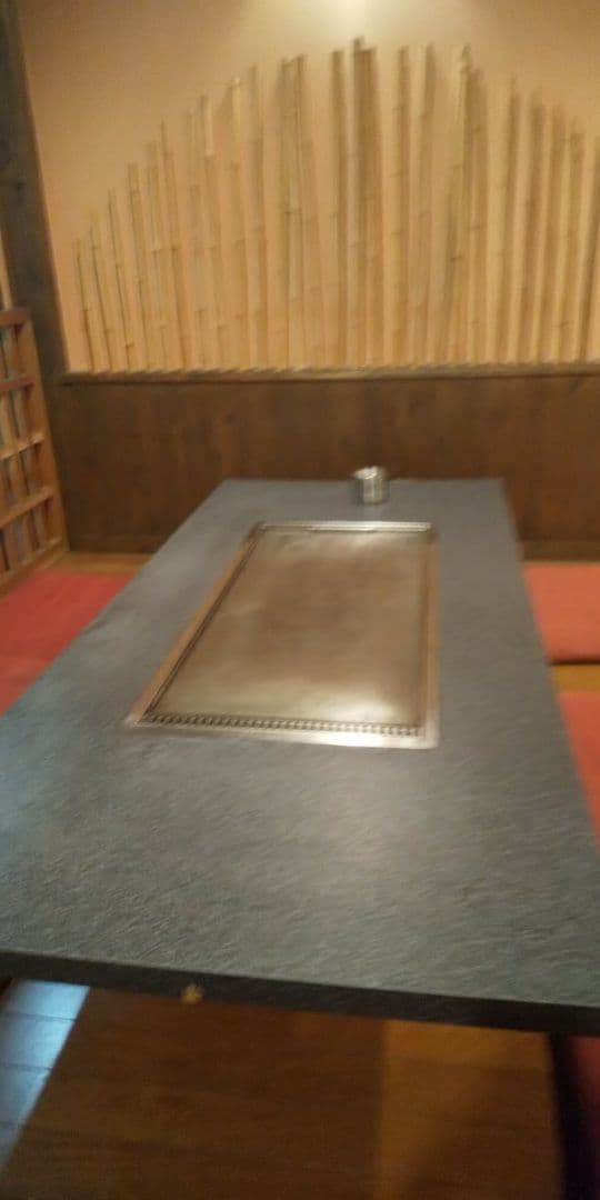 お好み焼き 鉄板焼き座卓テーブルユリさんオーダーメイド用 お好み焼きテーブル 鉄板焼きテーブル ダイニング鉄板付テーブル