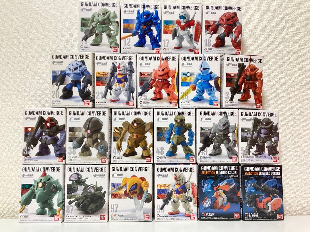 【新品 未開封】ガンダムコンバージ 旧弾 ファースト ガンダム 21体セット △新品△ バンダイ FW ガンダムコンバージ ♯21 全6種セット - 超趣味