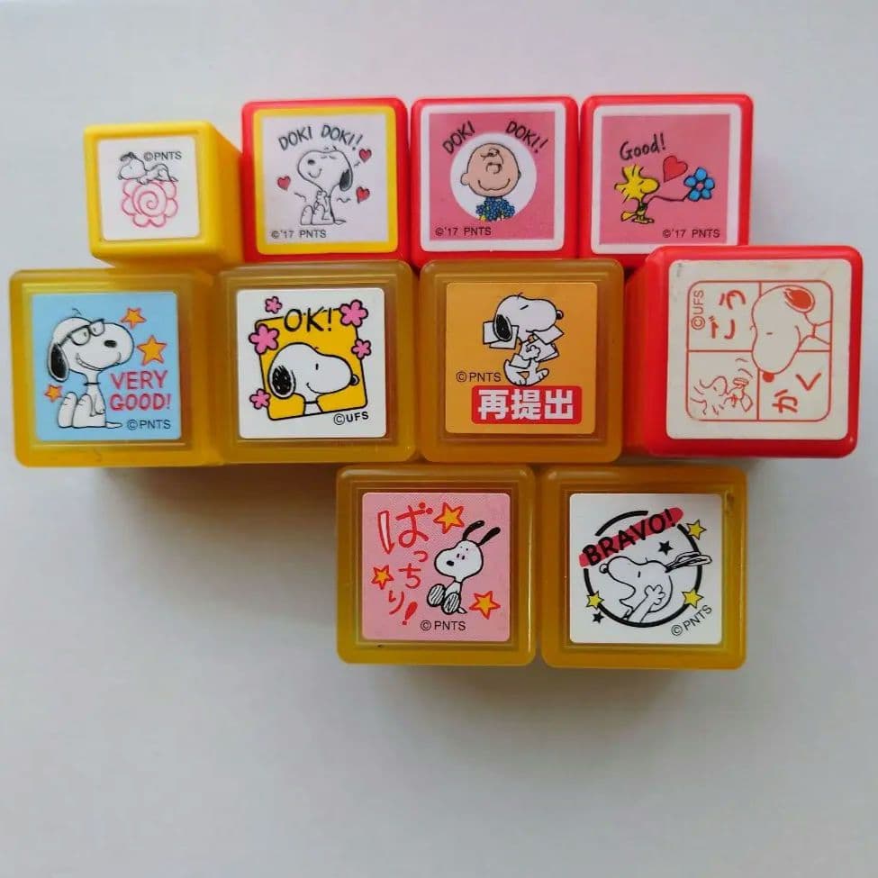 SNOOPY スヌーピー 浸透印 スタンプ 10個セット - メルカリ