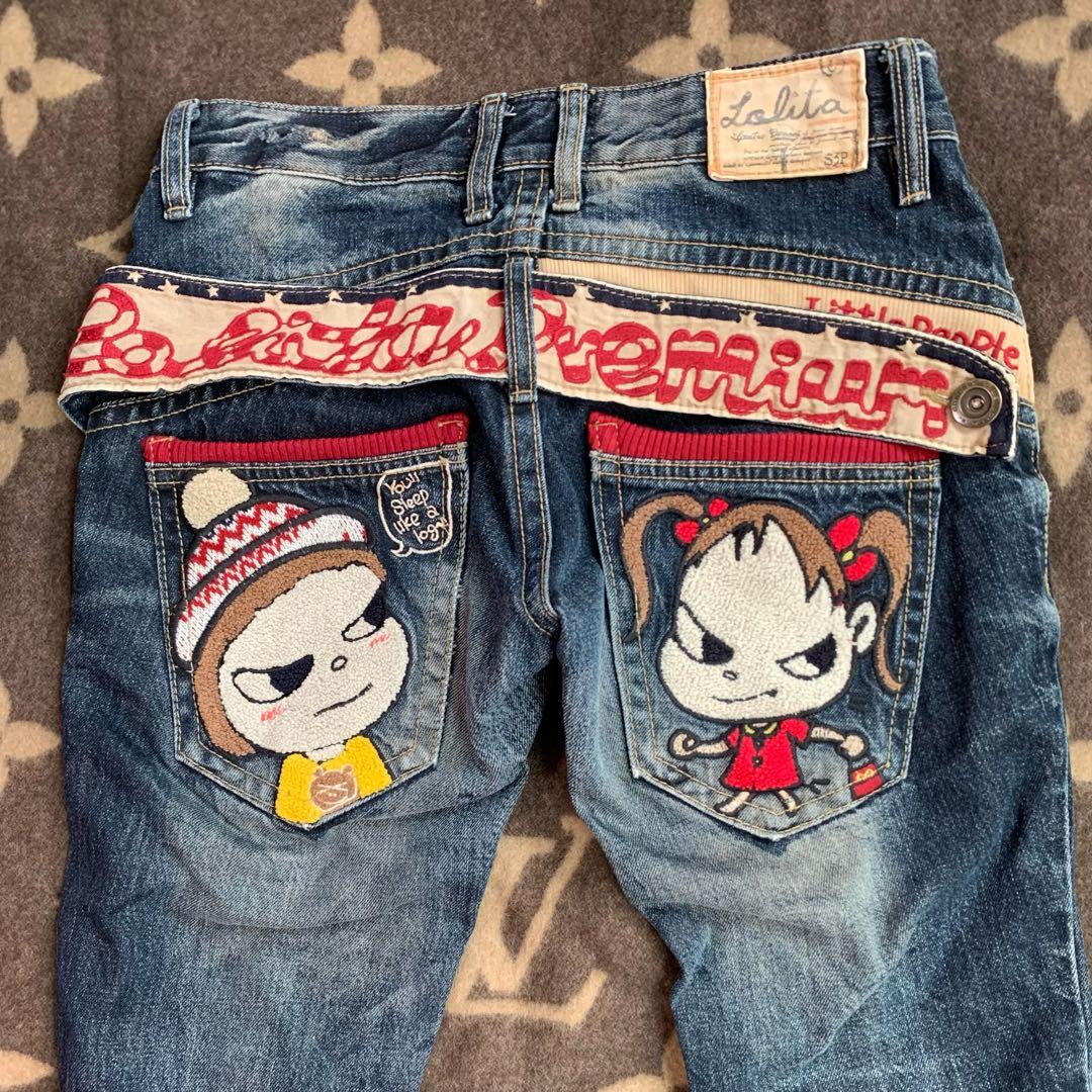 ロリータジーンズ激レア奈良美智デニムLOLITA JEANS☆サイズ大きめです