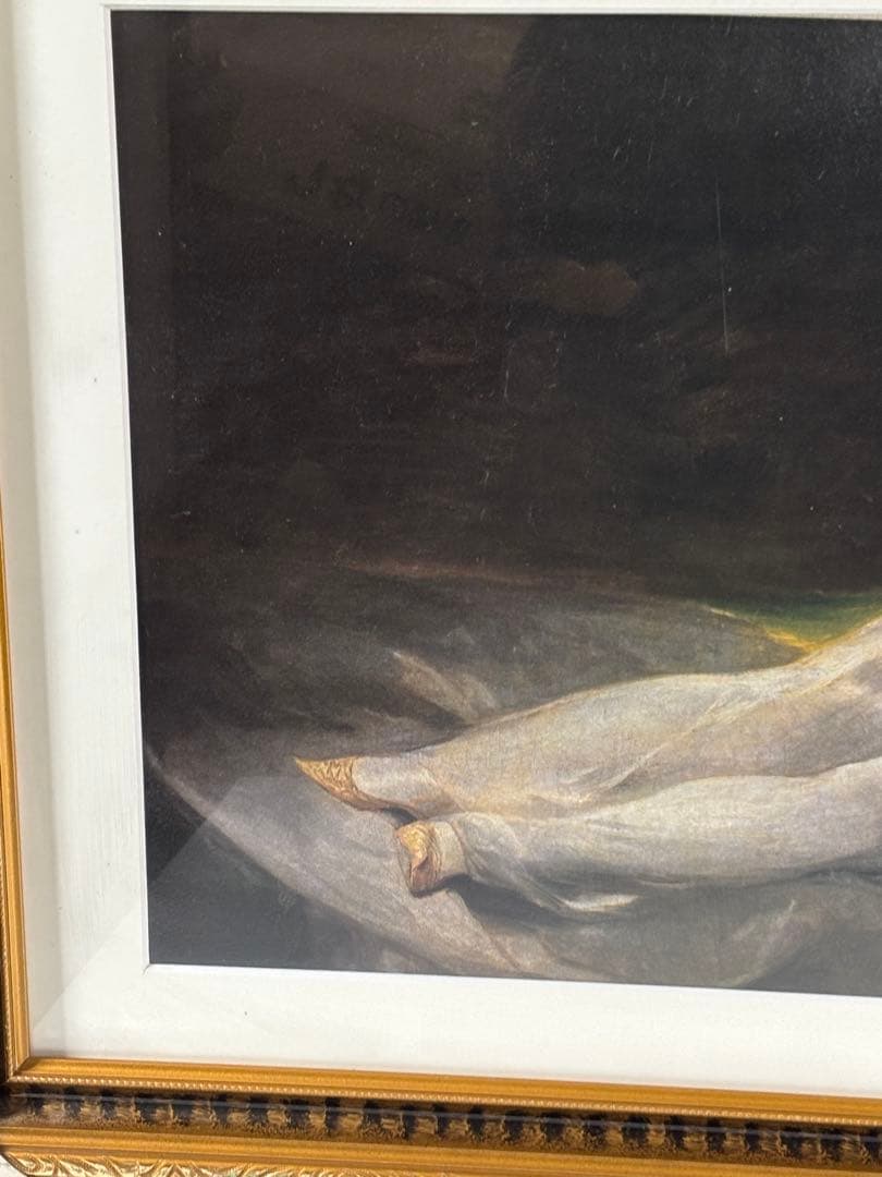 印刷複製画 フランシスコ•デ•ゴヤ着衣のマハ婦人木製額縁 絵画 美術