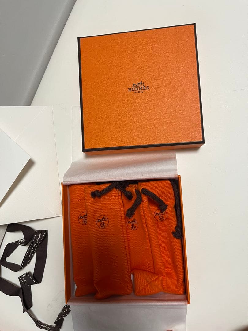 HERMES オレンジギフトボックスセット 2箱 空箱 - メルカリ