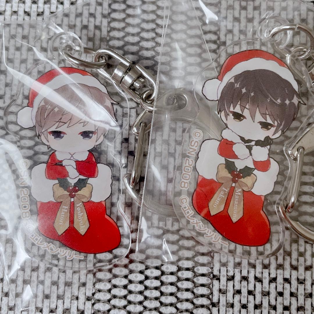 世界一初恋 アプリゲーム 当選品 アクリルキーホルダー 高野政宗 羽鳥芳雪 交換】世界一初恋 アクリルカード レトロアートイラスト 譲）高野政宗