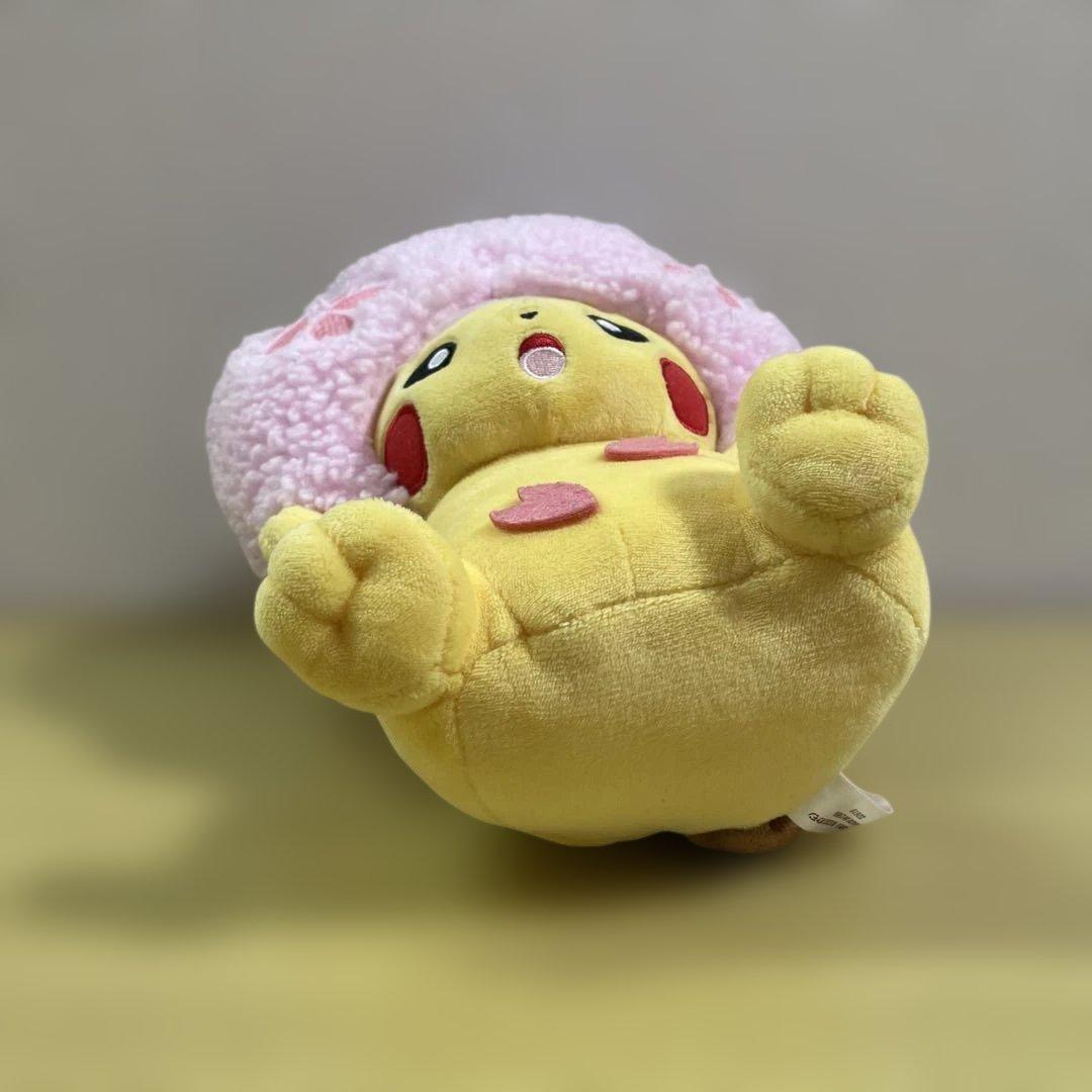 桜アフロ ピカチュウ ポケモンセンタートウキョーDX 限定 ぬいぐるみ