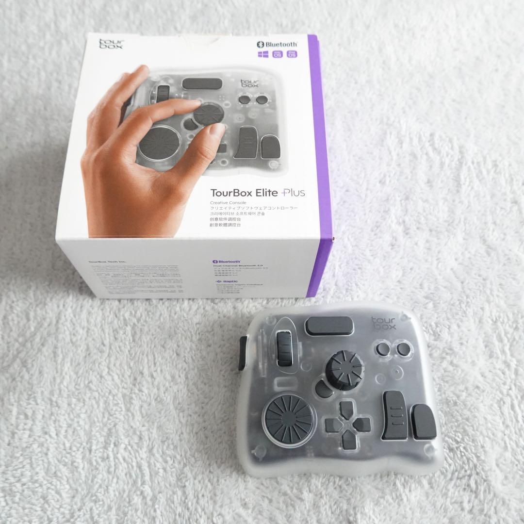 TourBox Elite Plus Bluetooth 左手デバイス ついにiPadに対応した左手デバイス「TourBox Elite Plus」が予約受付を