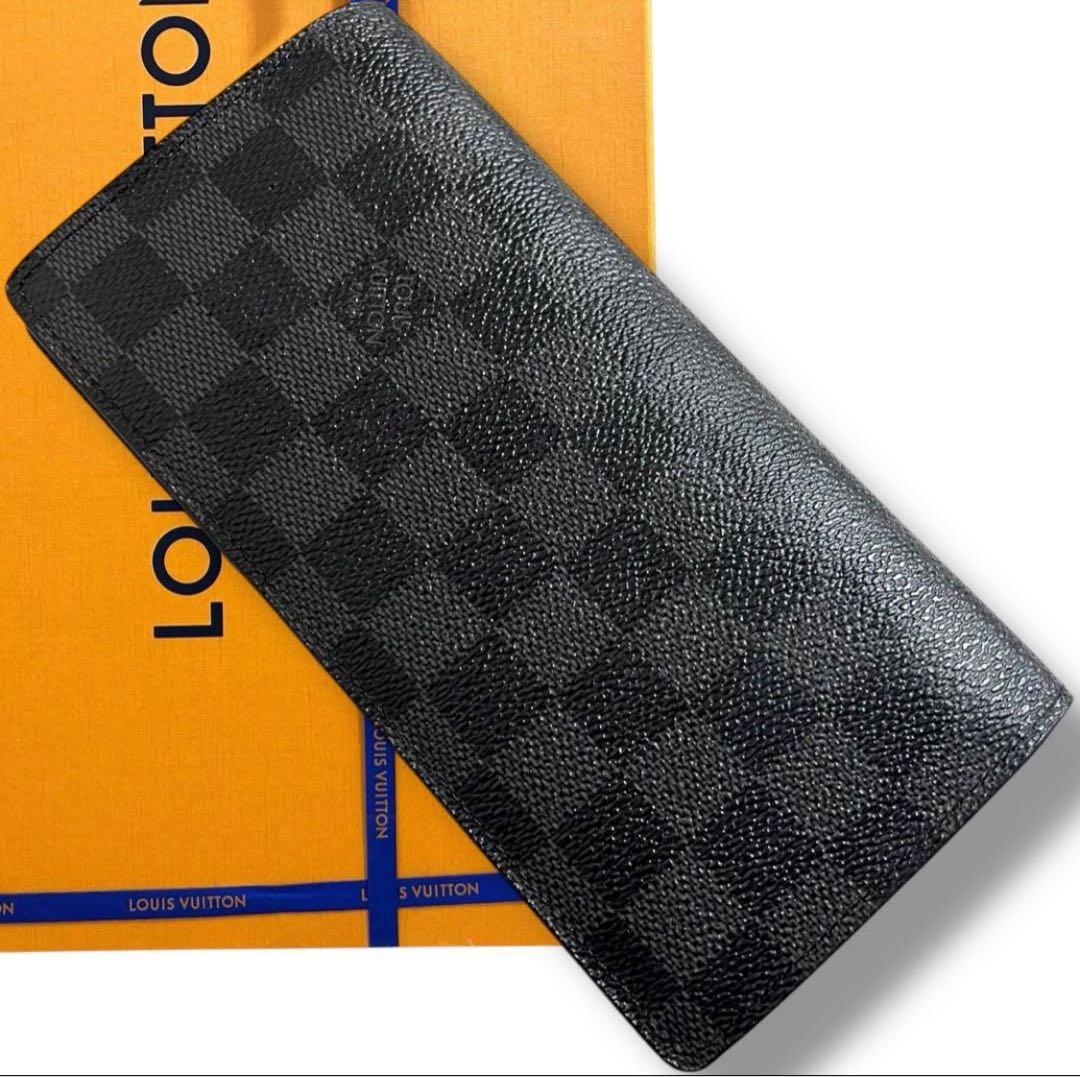 VUITTON 長財布 ダミエ グラフィット ポルトフォイユブラザ 正規品 LOUIS VUITTON新作ダミエ・グラフィット ポルトフォイユ ブラザ (Louis