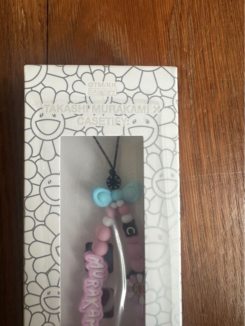 村上隆デザイン ビーズストラップ casetify