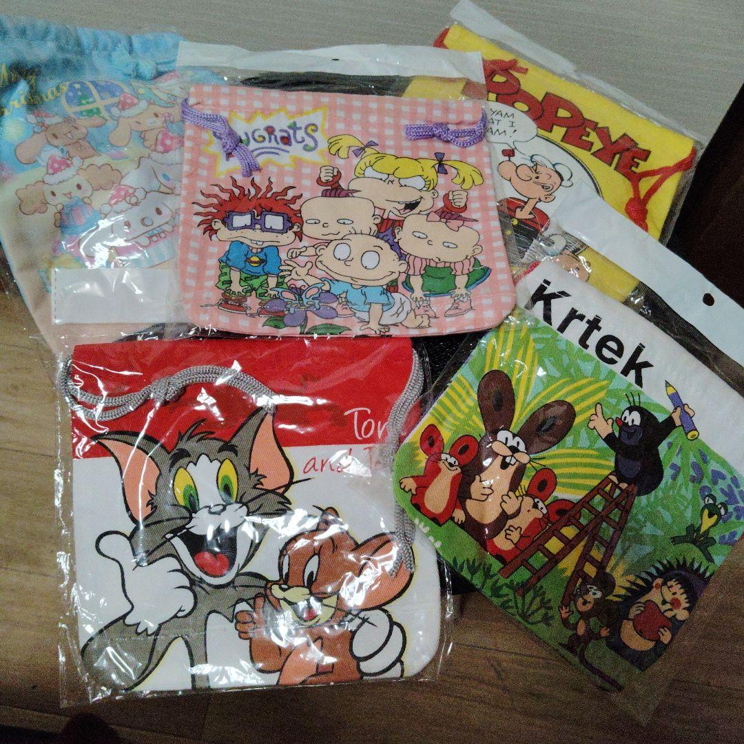 hello Kitty vintageキャラクタータオル・ハンカチ 6点セット