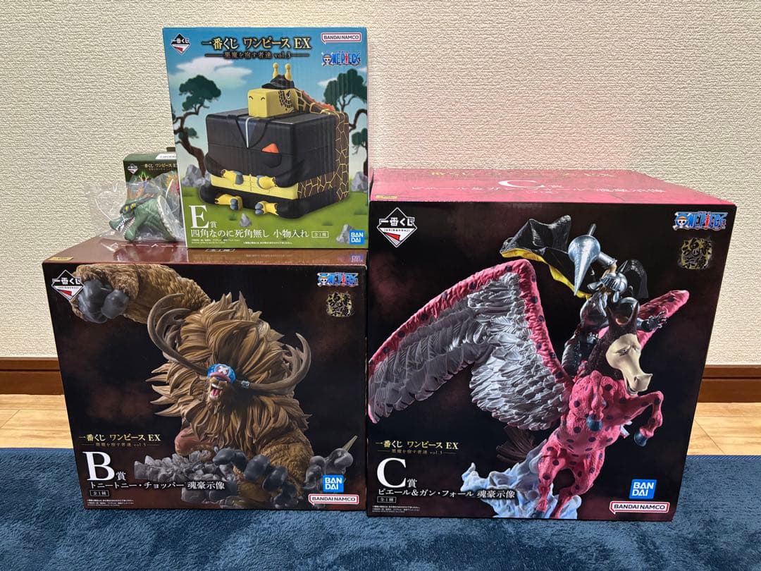 一番くじ ワンピースEX 悪魔を宿す者達 vol.3 BCE賞+下位賞セット