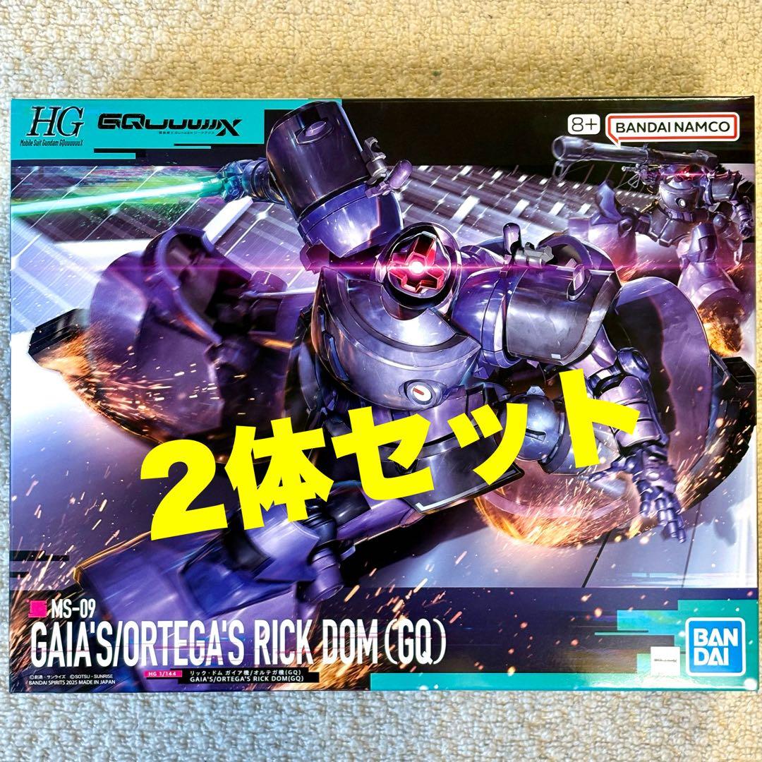 HG リック・ドム ガイア機/オルテガ機 (GQ) ジークアクス 新品2体