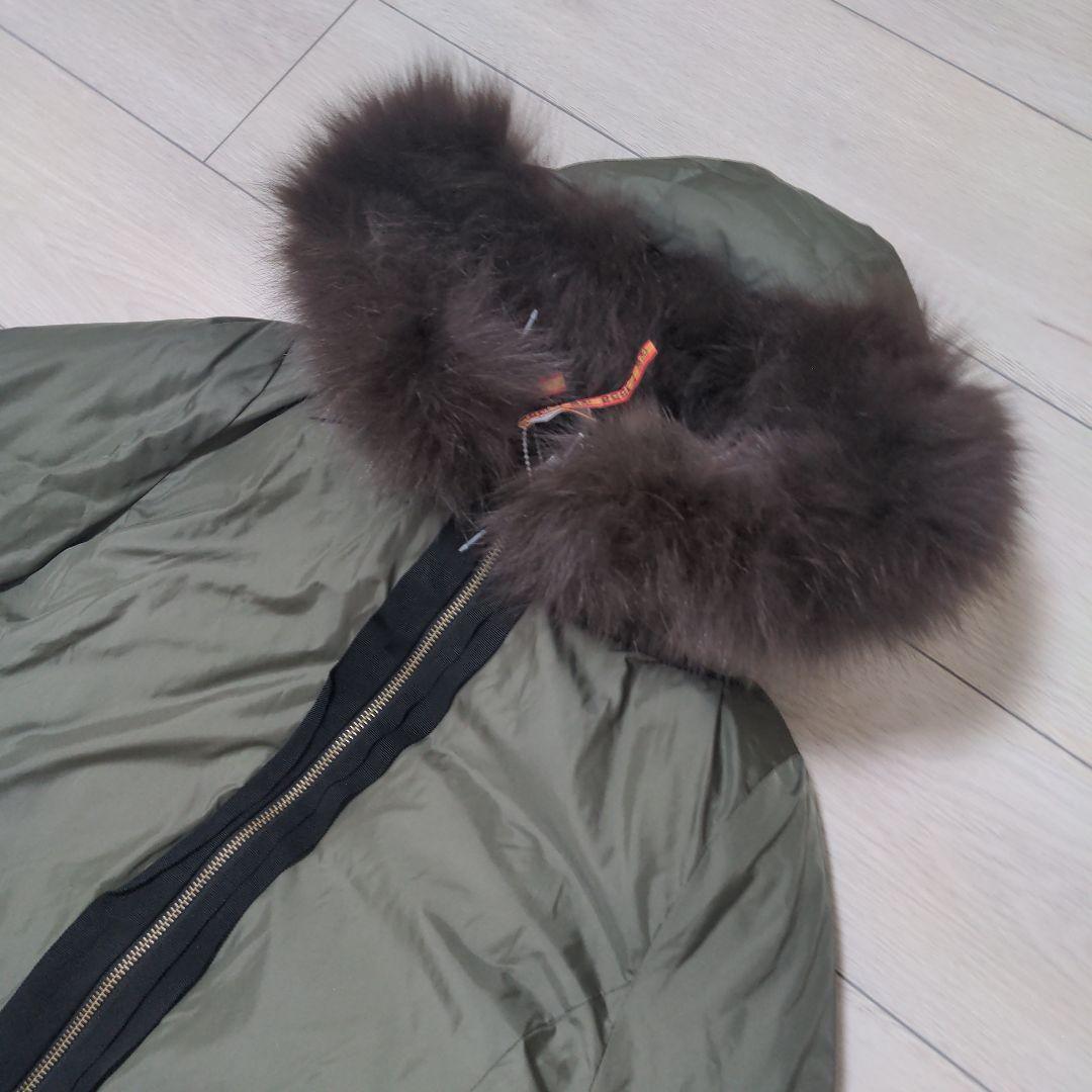 タイムセール☆ランバンオンブルー リバーシブル ダウンコート 38