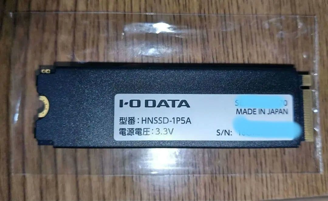 M.2SSD 1TB (I-O DATA PC,PS5対応)